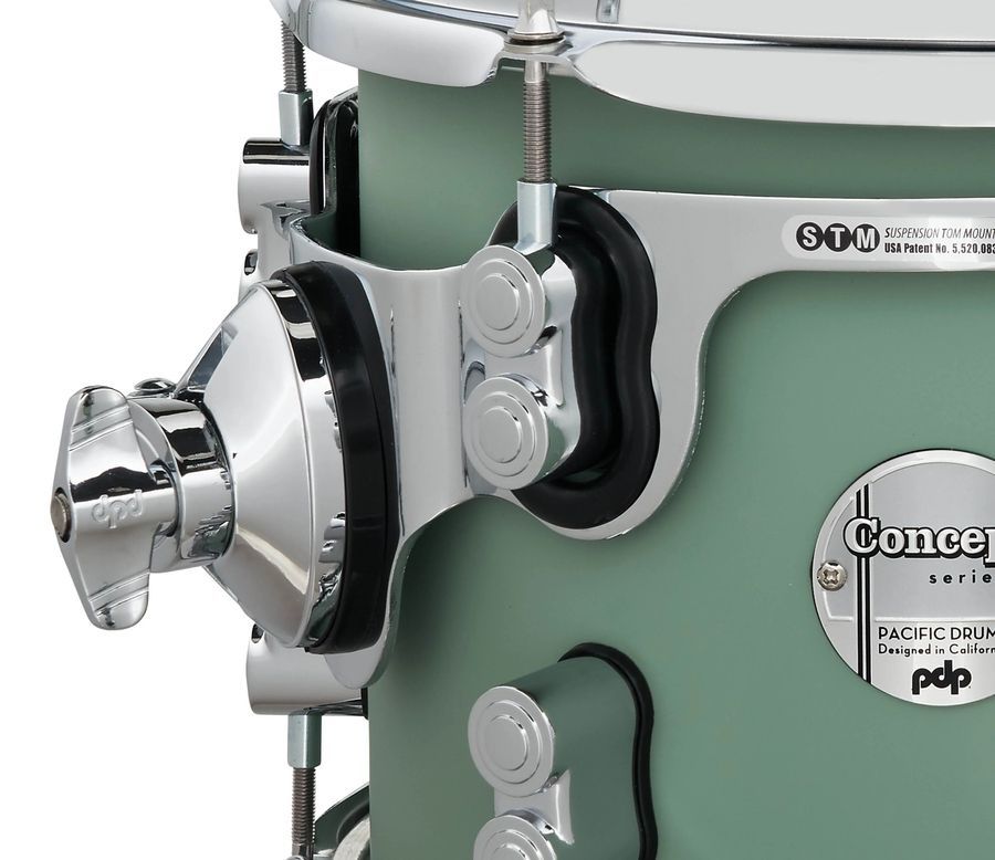 PDP PDCM2215RB Concept Maple Shell Pack, 5pc, 22" Satin Seafoam Finish Ply PD-0018 фото