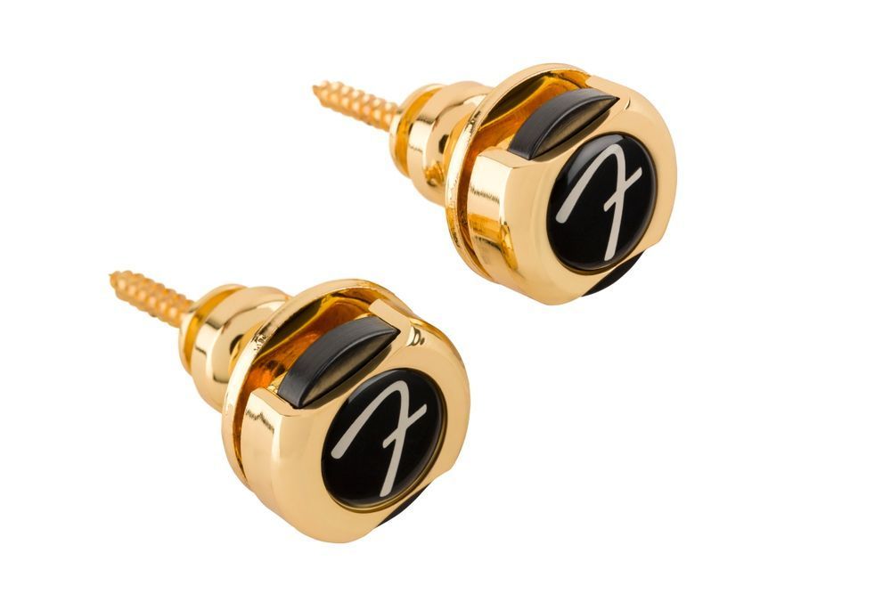FENDER INFINITY STRAP LOCKS GOLD Стреплоки для гитары FE-0388 фото