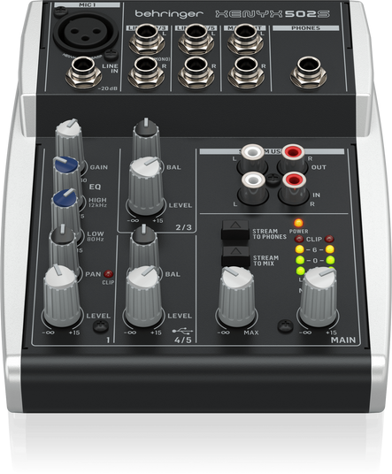 Аналоговый микшер Behringer XENYX 502S — купить от официального