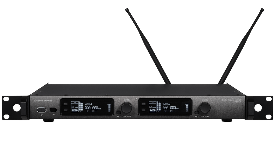 Двоканальний цифровий приймач для радіосистем Audio-Technica ATW-DR3120DAN фото 2