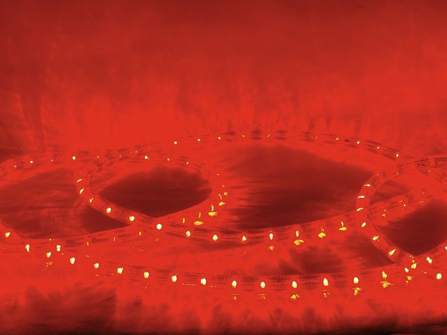 EUROLITE RUBBERLIGHT LED RL1-230V red 44m EL-1411 фото