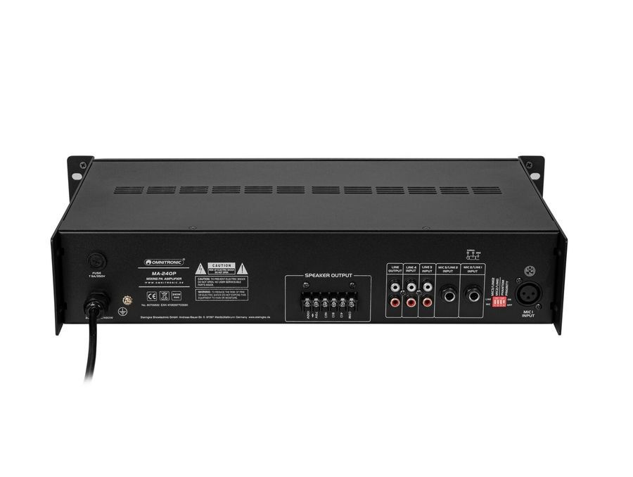 Звуковий підсилювач Omnitronic MA-240P OM-1167 фото