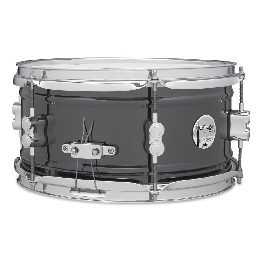 PDP PDSN0612BNCR Blk Nickel Over Steel Snare, 6x12" PD-0154 фото