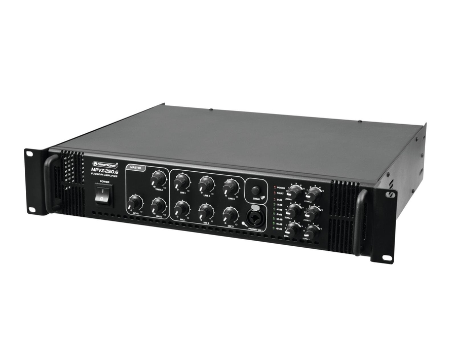 Трансляційний підсилювач Omnitronic MPVZ2506 фото 2
