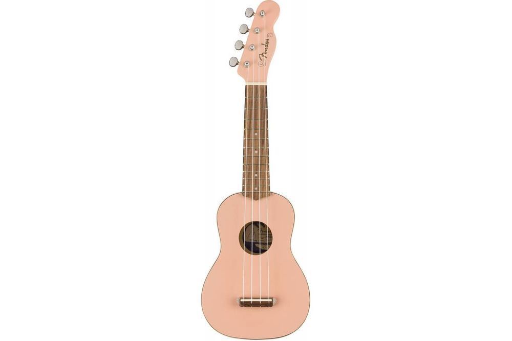 FENDER UKULELE VENICE SOPRANO SHELL PINK WN Укулеле FE-0620 фото