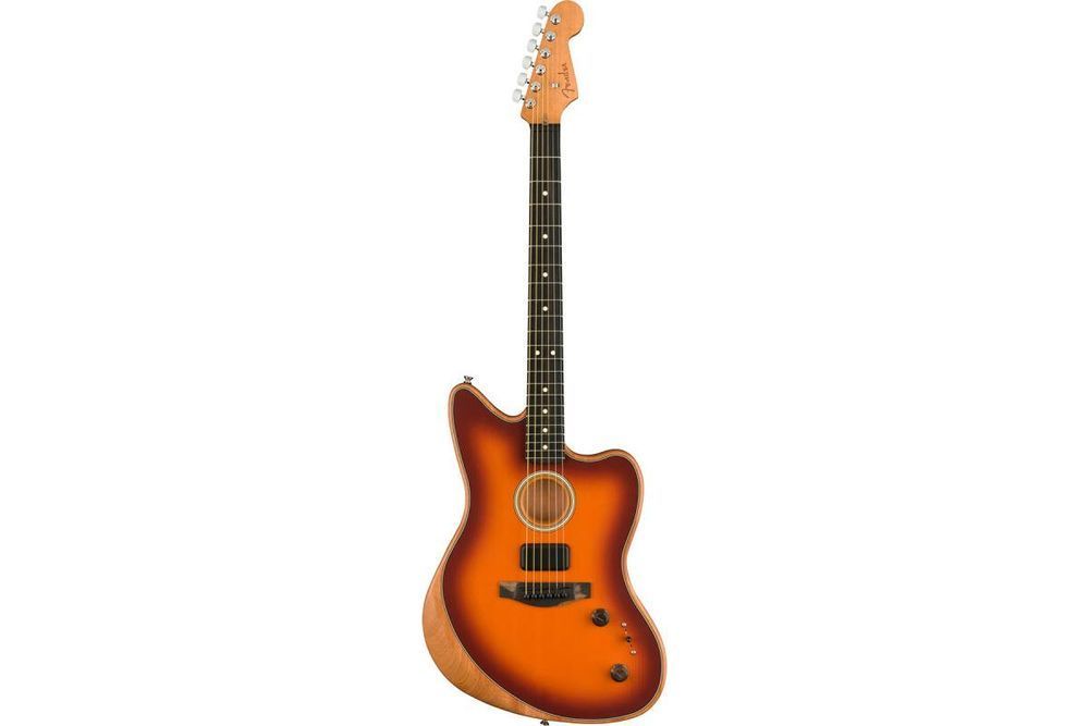 FENDER AMERICAN ACOUSTASONIC JAZZMASTER TOBACCO SUNBURST Електрогітара FE-0181 фото