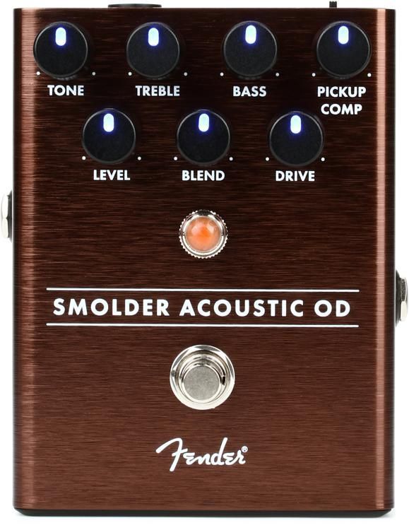 FENDER PEDAL SMOLDER ACOUSTIC OVERDRIVE Педаль эффектов FE-0459 фото