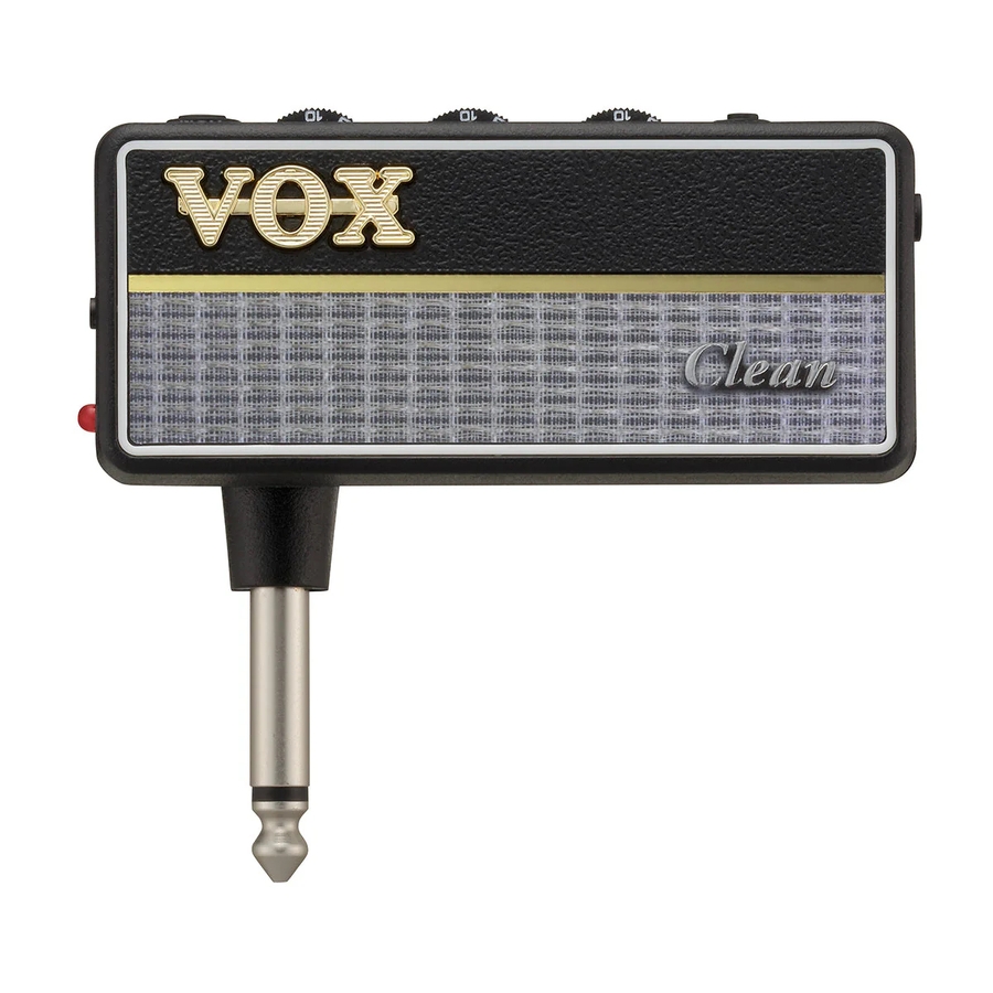 Гітарний підсилювач для навушників VOX AMPLUG2 CLEAN AP2-CL фото 2