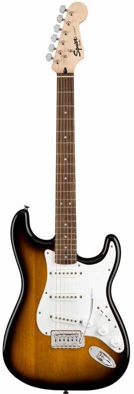SQUIER by FENDER STRATOCASTER PACK LR BROWN SUNBURST GIG BAG 10G - 230V EU Гитарный набор SQ-0201 фото