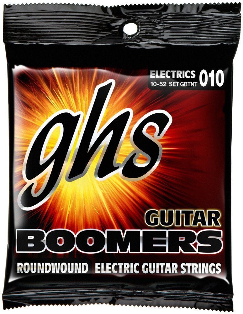 GHS GB-TNT струни для електрогітари серії Boomers, 010 013 017 DY30 DY44 DY52 GH-0178 фото