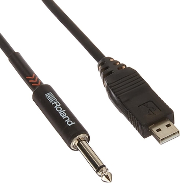 Коммутационный кабель моно "джек" 6.3 мм "папа" на USB типу A Roland RCC-10-US14 (3 метра) фото 1