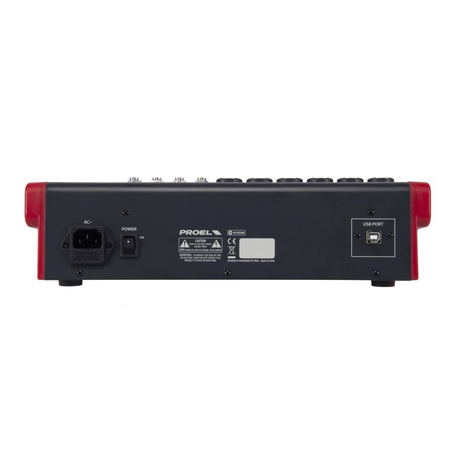 Портативний аналоговий 12-канальний мікшер з FX і USB Proel MQ12USB PR-6571 фото