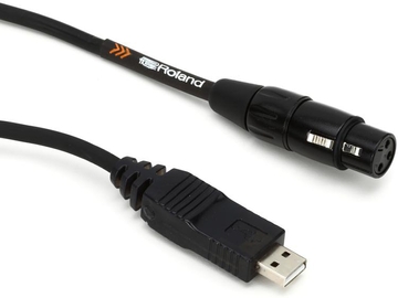 Коммутационный кабель XLR "мама" на USB тип A Roland RCC-10-USXF (3 метри) фото 1