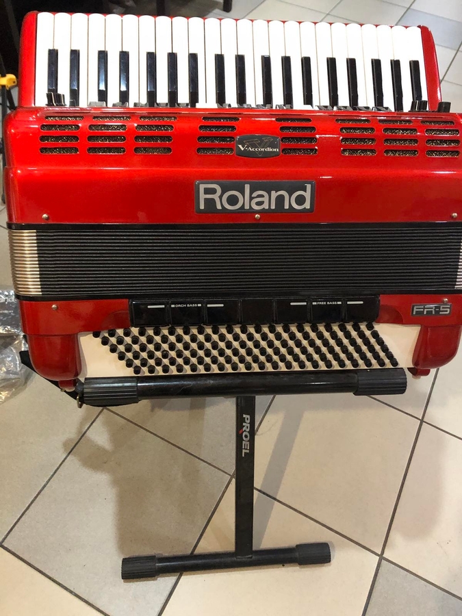 Цифровий акордеон ROLAND FR5 RED фото 3