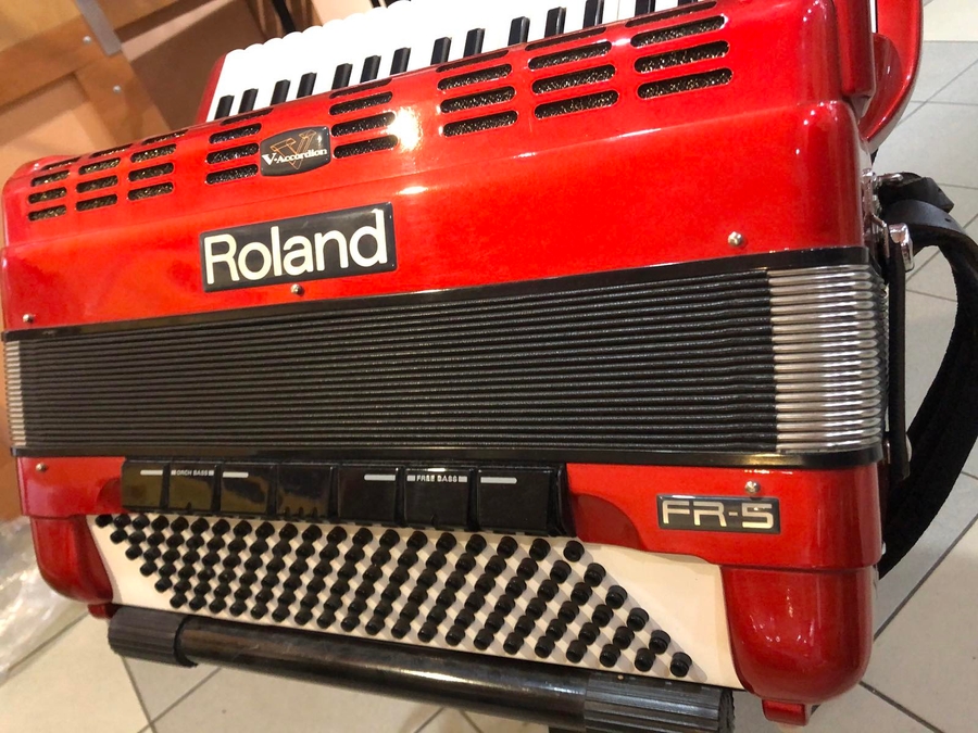 Цифровий акордеон ROLAND FR5 RED фото 4