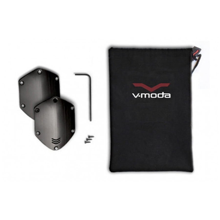 Щитки для наушников V-Moda On ear shield kit - Brush Metal Black фото 2
