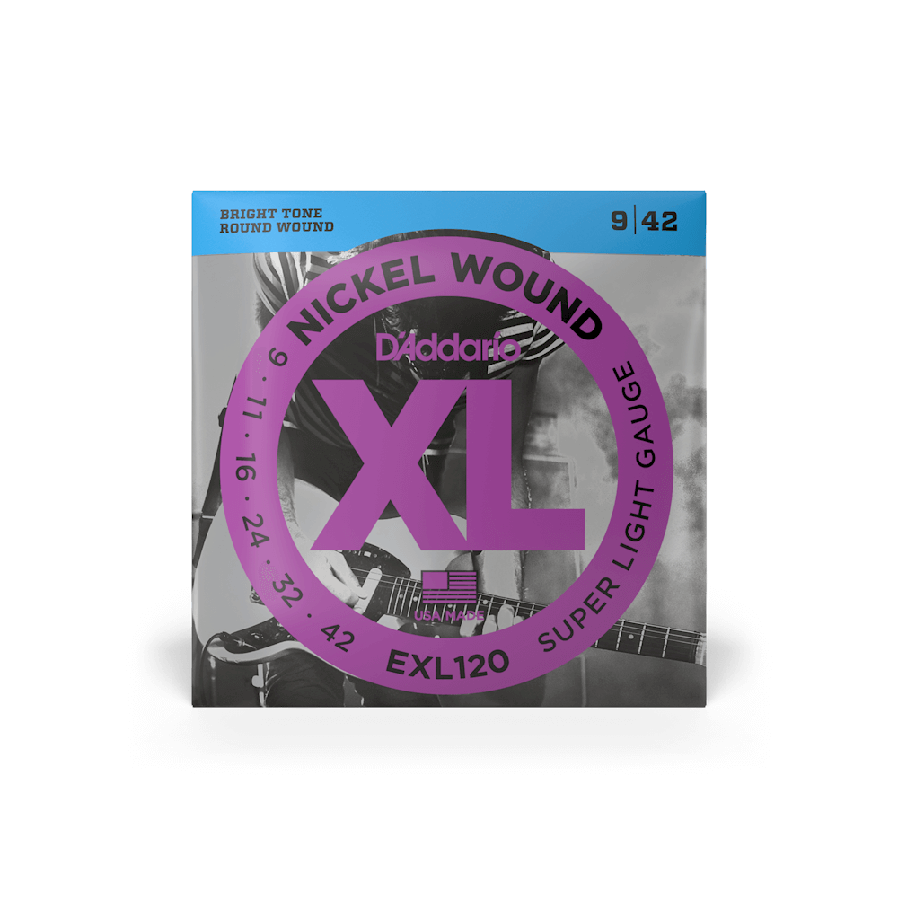 Струни для гітари D'Addario EXL120 XL NICKEL WOUND SUPER LIGHT (09-42) DA-0018 фото