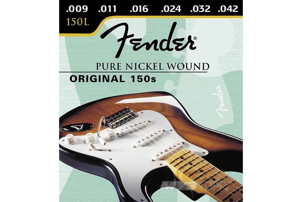 Струни для електрогітар Fender 150L FE-0002 фото