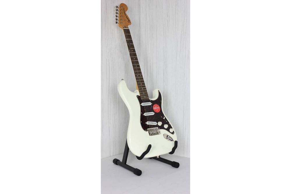 SQUIER by FENDER CLASSIC VIBE '70s STRATOCASTER LR OLYMPIC WHITE Электрогитара SQ-0136 фото