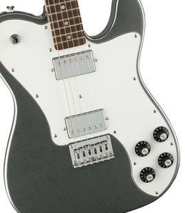 SQUIER by FENDER AFFINITY SERIES TELECASTER DELUXE HH LR CHARCOAL FROST METALLIC Электрогитара SQ-0085 фото