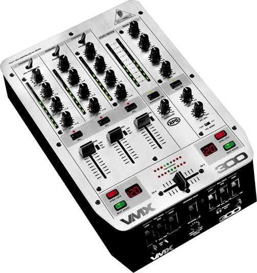 BEHRINGER VMX 300 DJミキサー DJ микшер Behringer VMX 300 — купить от официального представителя