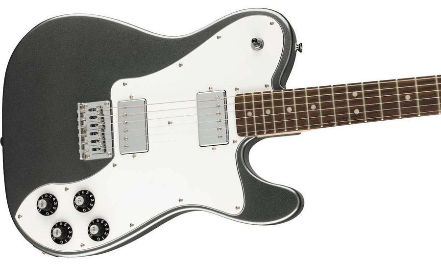 SQUIER by FENDER AFFINITY SERIES TELECASTER DELUXE HH LR CHARCOAL FROST METALLIC Електрогітара SQ-0085 фото