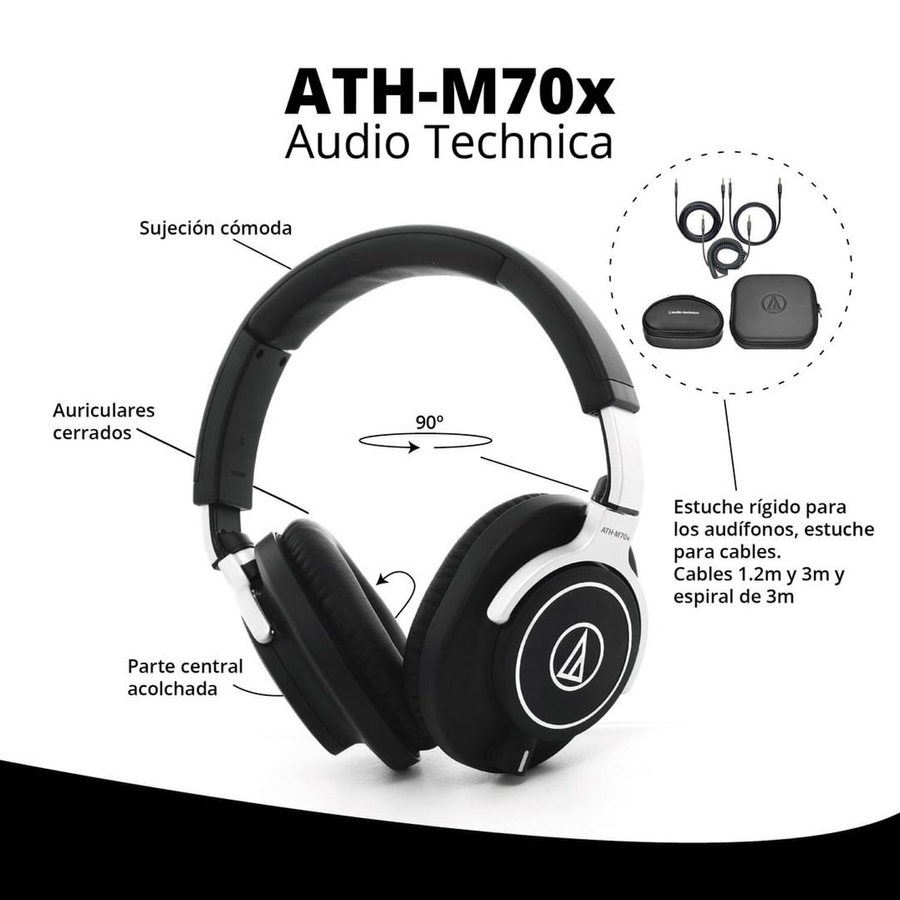Навушники Audio-Technica ATH-M70x фото 7