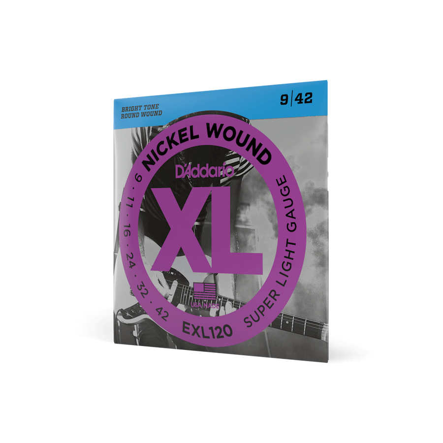 Струни для гітари D'Addario EXL120 XL NICKEL WOUND SUPER LIGHT (09-42) DA-0018 фото