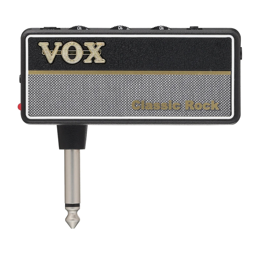 Гітарний підсилювач для навушників VOX AMPLUG2 CLASSIC ROCK (AP2- CR)  фото 2