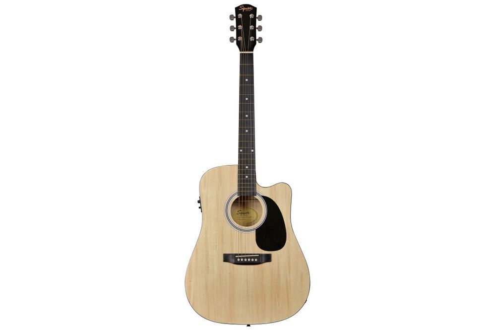 SQUIER by FENDER SA-105CE NAT Гитара электроакустическая SQ-0203 фото