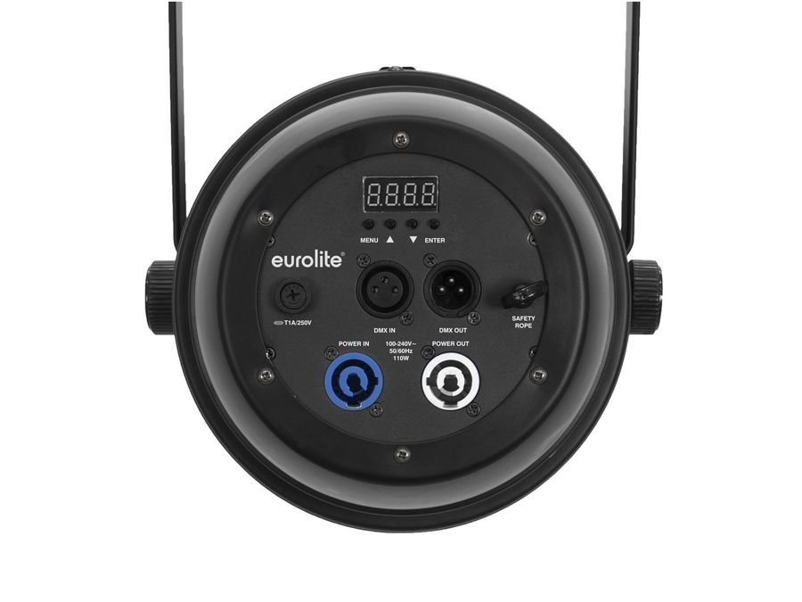 EUROLITE LED PAR-64 COB 3000K 100W Zoom bk EL-0203 фото