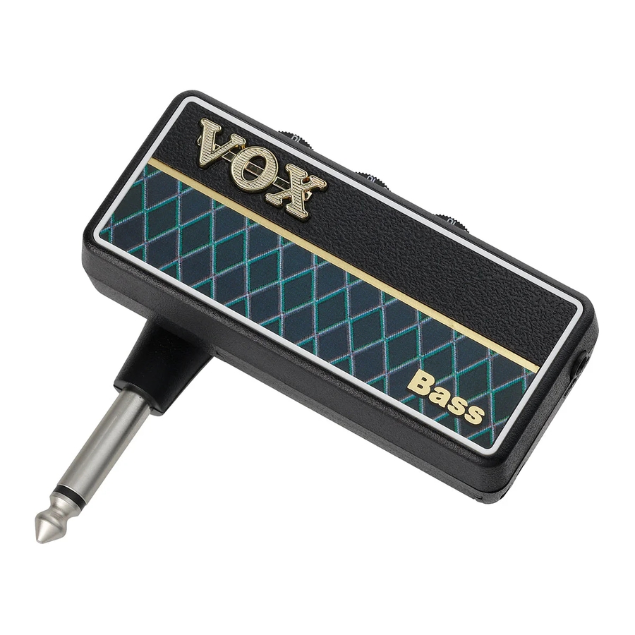 Гітарний підсилювач для навушників VOX AMPLUG2 BASS (AP2-BS) фото 1