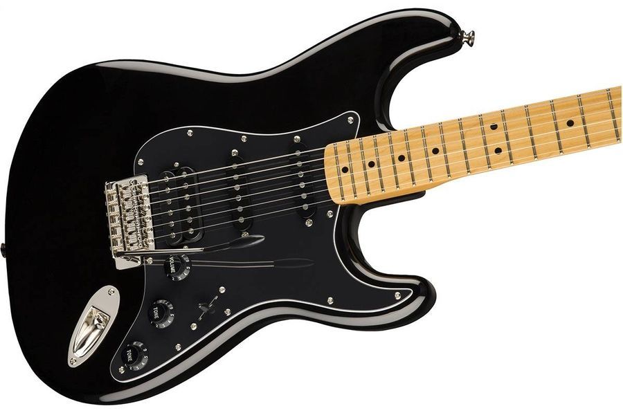 SQUIER by FENDER CLASSIC VIBE '70s STRATOCASTER HSS MN BLACK Електрогітара SQ-0134 фото