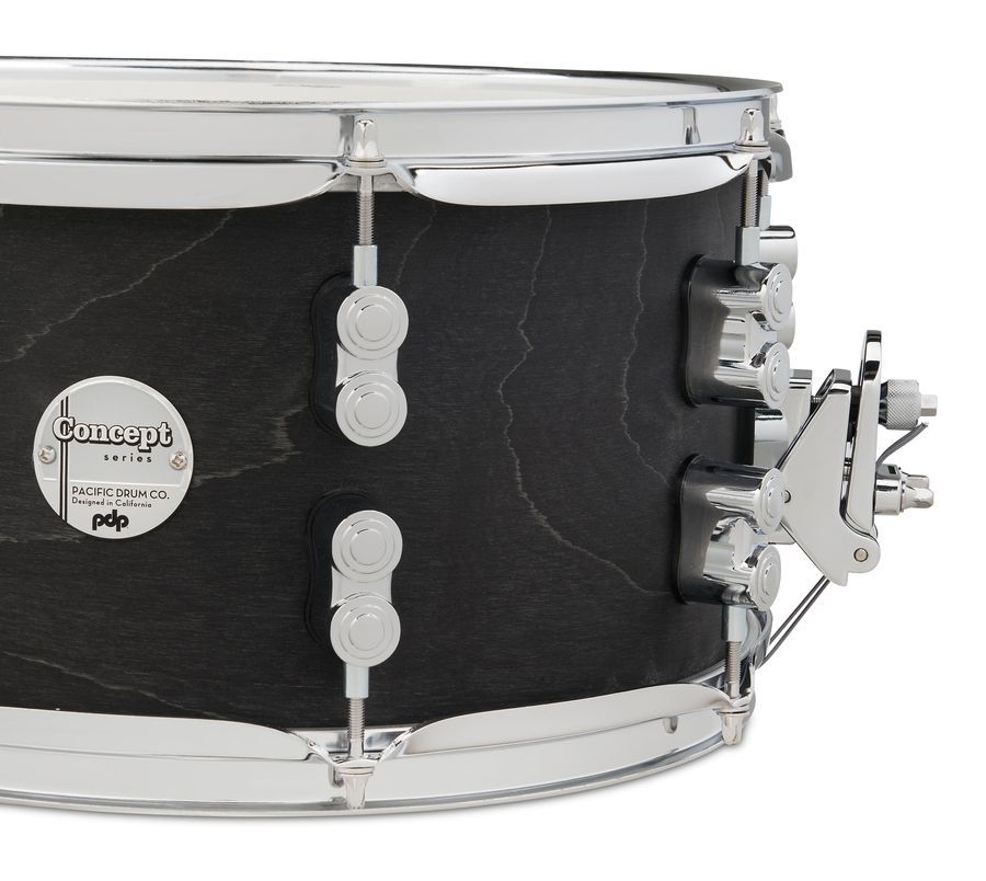 PDP PDSN0713BWCR Concept Black Wax Snare, 7x13" PD-0108 фото