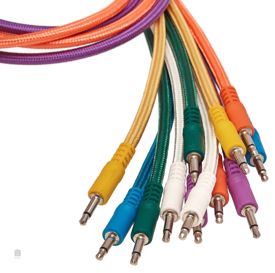 Набір комутаційних кабелів моно "Джек" 3.5 мм до моно "Джек" 3.5мм Roland RCC-624-12 фото 2