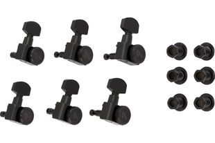 FENDER LOCKING TUNING MACHINE FOR STRATOCASTER/TELECASTER BLACK Колки для электрогитары FE-0399 фото