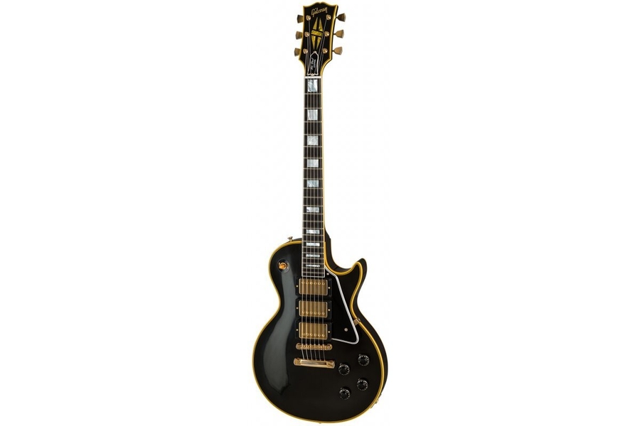 Електрогітара Gibson 57 Les Paul Custom 3 Pickup Ebony VOS GH фото 1