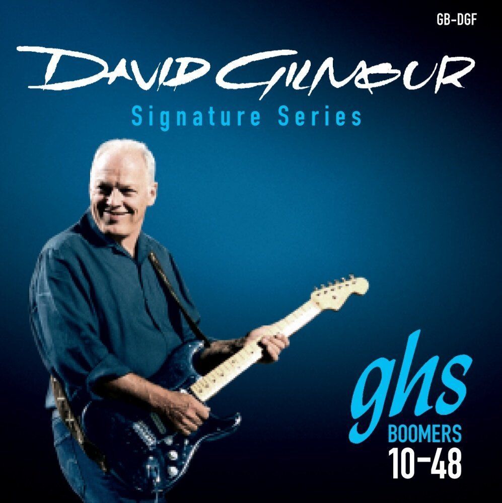 GHS GB-DGF струни для електрогітари серії Boomers, сигнатура David Gilmour (для стратокастера) 010 012 016 DY28 DY38 DY48 GH-0164 фото