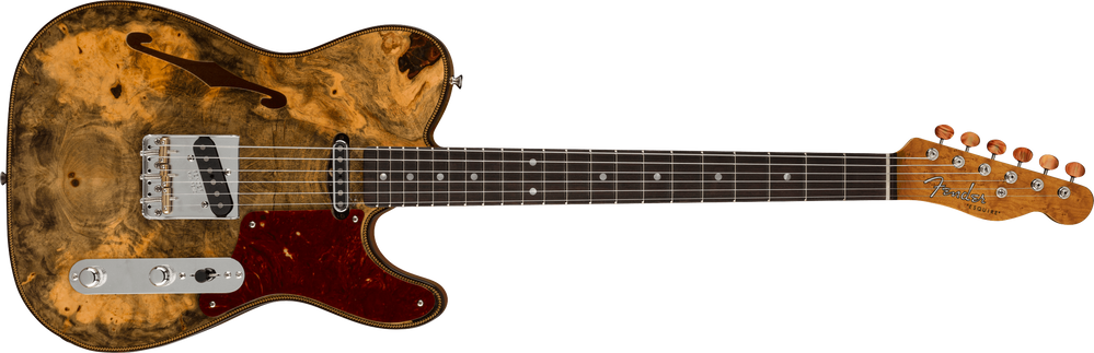 FENDER CUSTOM SHOP ARTISAN BUCKEYE BURL DOUBLE ESQUIRE CUSTOM THINLINE NOS NAMM LIMITED Електрогітара FE-0301 фото