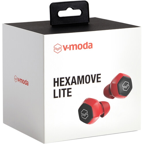 Безпровідні навушники-вкладиші V-MODA Hexamove Lite True (червоні) фото 5