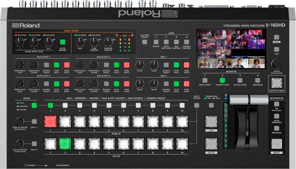 ROLAND V-160HD стрімінговий відеомікшер RO-2909 фото