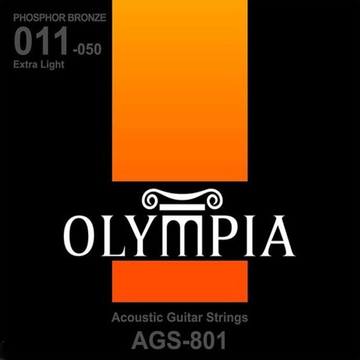 Струни для акустичної гітари Olympia AGS801 фото 1