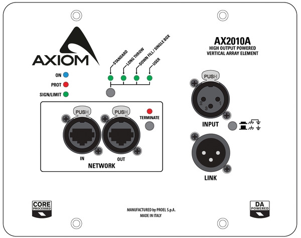 Модуль лінійного масиву Proel Axiom AX2010A фото 4