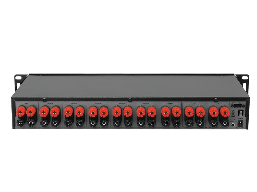 Блок перемикання акустичних систем/підсилювачів з ІЧ-пультом OMNITRONIC LUB-27 Speaker Switch Box фото 4