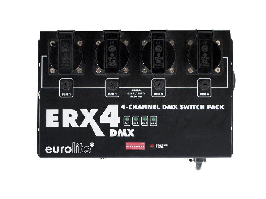 Комутаційний блок Eurolite ERX-4 DMX Switch Pack фото 3