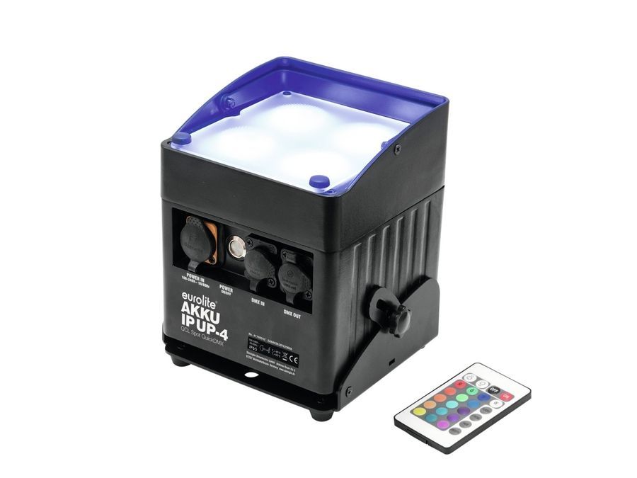 EUROLITE AKKU IP UP-4 QCL Spot QuickDMX EL-0291 фото