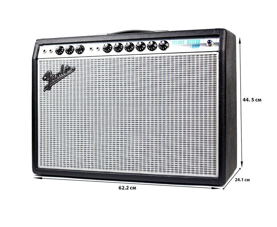 FENDER 68 CUSTOM DELUXE REVERB Гітарний комбопідсилювач FE-0163 фото