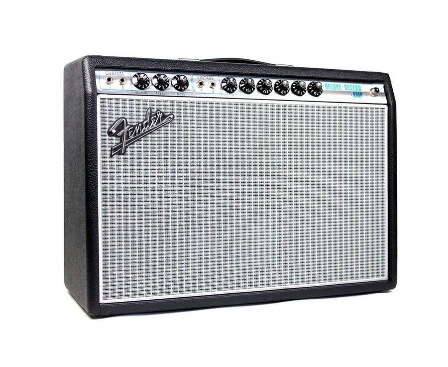 FENDER 68 CUSTOM DELUXE REVERB Гітарний комбопідсилювач FE-0163 фото