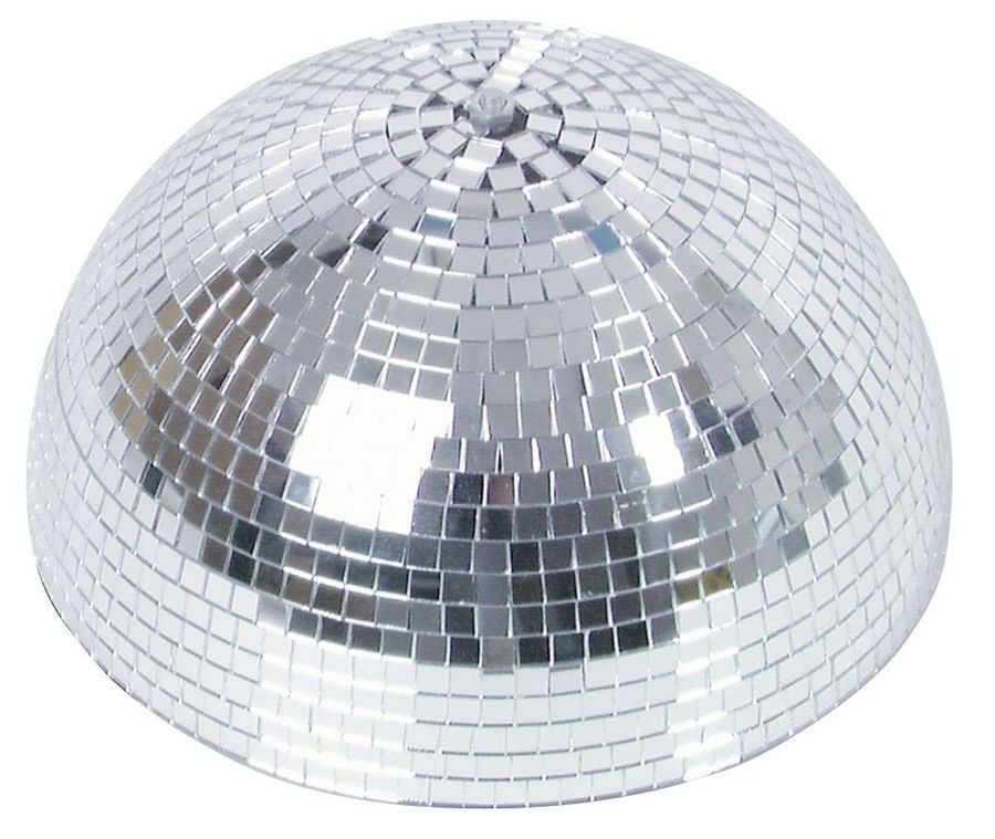 EUROLITE Half Mirror Ball 20cm black motorized EL-0638 фото