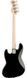 SQUIER by FENDER PARANORMAL JAZZ BASS '54 MN BLACK Бас-гітара SQ-0184 фото 2